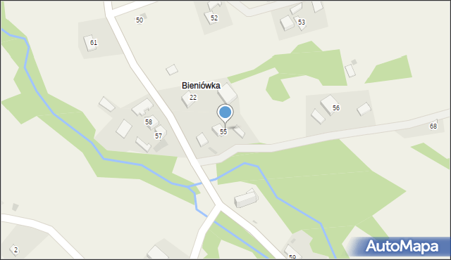 Brzozowa, Brzozowa, 50, mapa Brzozowa