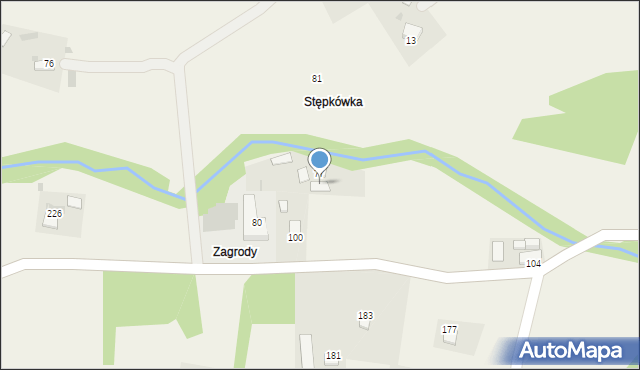 Brzozowa, Brzozowa, 79, mapa Brzozowa