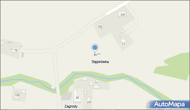 Brzozowa, Brzozowa, 81, mapa Brzozowa