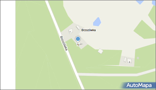 Brzozowa, Brzozówka, 7b, mapa Brzozowa