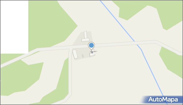 Brzozowa-Kolonia, Brzozowa-Kolonia, 58, mapa Brzozowa-Kolonia