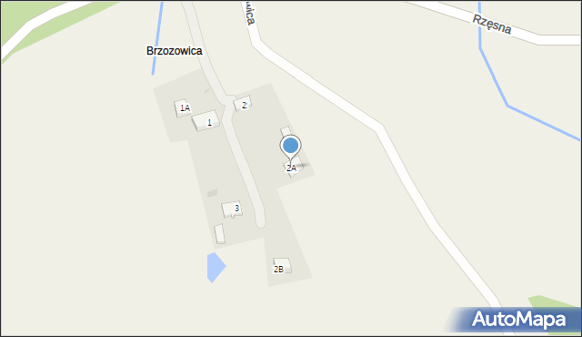 Brzozowica, Brzozowica, 2A, mapa Brzozowica