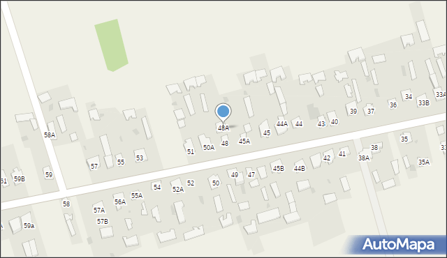 Brzozowica Duża, Brzozowica Duża, 48A, mapa Brzozowica Duża