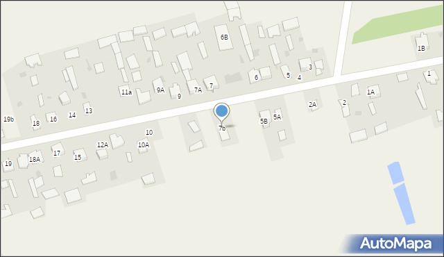 Brzozowica Duża, Brzozowica Duża, 7b, mapa Brzozowica Duża