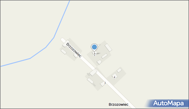 Brzozowiec, Brzozowiec, 2, mapa Brzozowiec