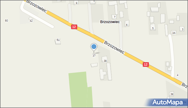 Brzozowiec, Brzozowiec, 63, mapa Brzozowiec