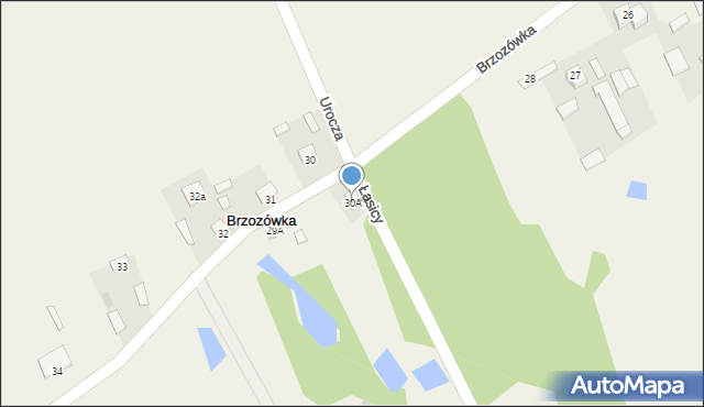 Brzozówka, Brzozówka, 30A, mapa Brzozówka