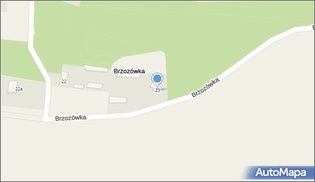 Brzozówka, Brzozówka, 23, mapa Brzozówka