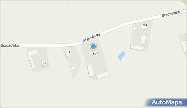 Brzozówka, Brzozówka, 76A, mapa Brzozówka