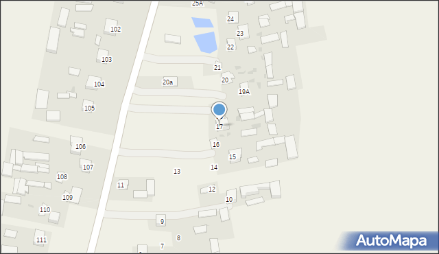 Brzozówka, Brzozówka, 17, mapa Brzozówka