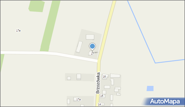 Brzozówka, Brzozówka, 17, mapa Brzozówka