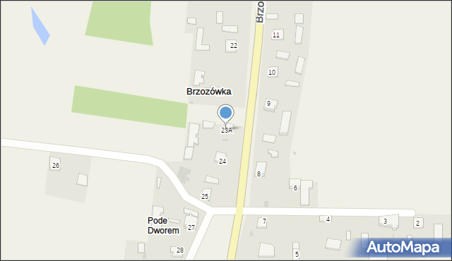 Brzozówka, Brzozówka, 23A, mapa Brzozówka