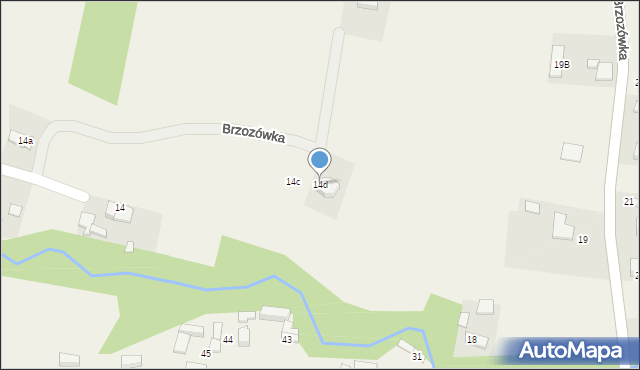 Brzozówka, Brzozówka, 14d, mapa Brzozówka
