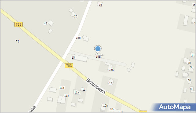 Brzozówka, Brzozówka, 15B, mapa Brzozówka