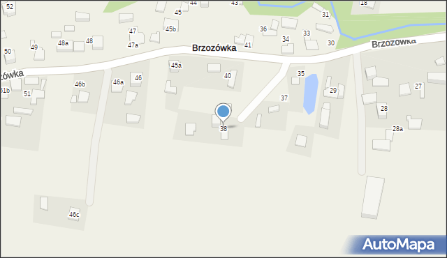 Brzozówka, Brzozówka, 38, mapa Brzozówka