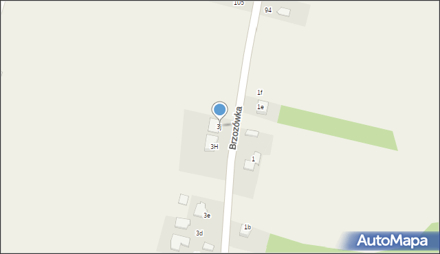 Brzozówka, Brzozówka, 3j, mapa Brzozówka
