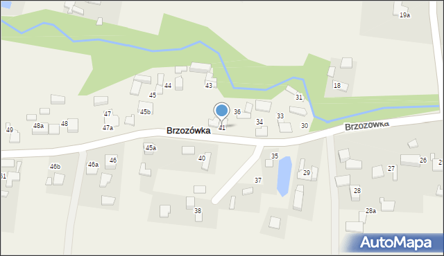 Brzozówka, Brzozówka, 41, mapa Brzozówka