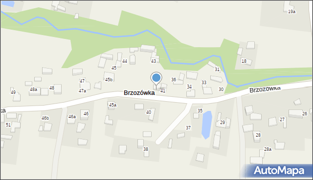 Brzozówka, Brzozówka, 42, mapa Brzozówka