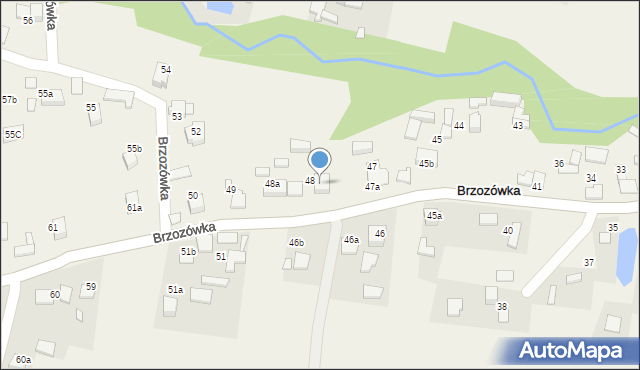 Brzozówka, Brzozówka, 48B, mapa Brzozówka