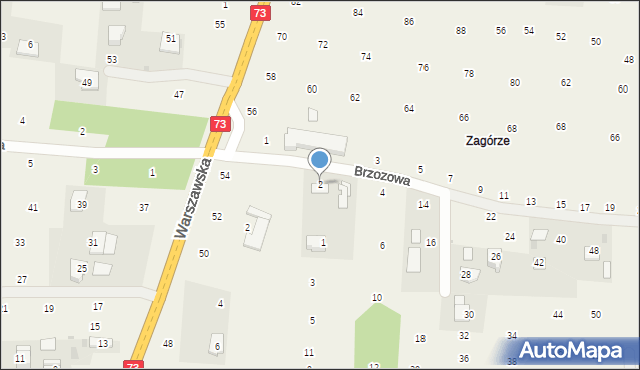 Brzozówka, Brzozowa, 2, mapa Brzozówka
