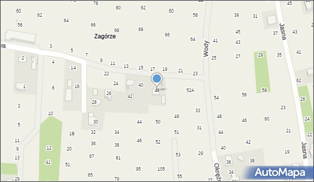 Brzozówka, Brzozowa, 48, mapa Brzozówka