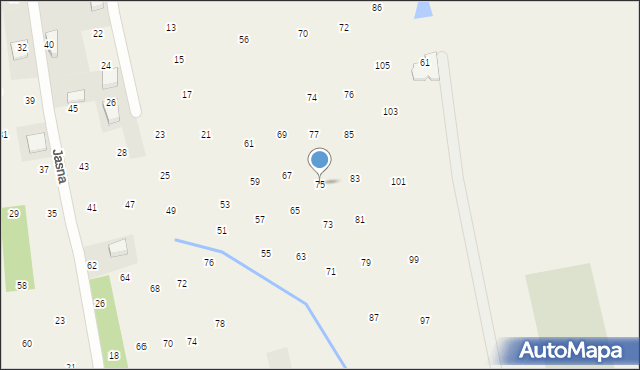 Brzozówka, Brzozowa, 75, mapa Brzozówka