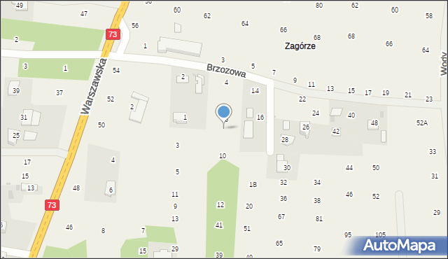 Brzozówka, Brzozowa, 8, mapa Brzozówka