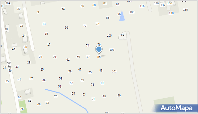 Brzozówka, Brzozowa, 85, mapa Brzozówka