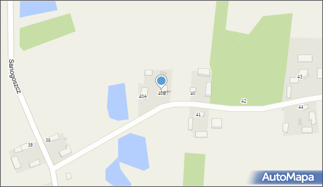 Brzozówka, Brzozówka, 40B, mapa Brzozówka