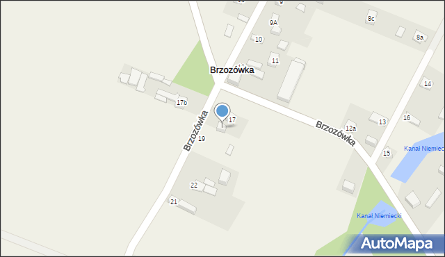 Brzozówka, Brzozówka, 18, mapa Brzozówka