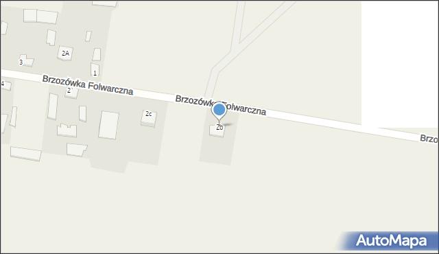 Brzozówka Folwarczna, Brzozówka Folwarczna, 2b, mapa Brzozówka Folwarczna