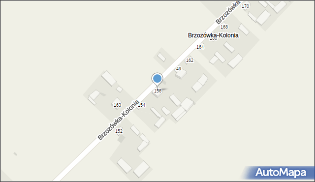 Brzozówka-Kolonia, Brzozówka-Kolonia, 48, mapa Brzozówka-Kolonia