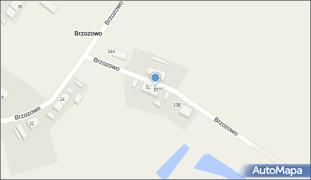 Brzozowo, Brzozowo, 33, mapa Brzozowo