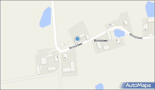 Brzozowo, Brzozowo, 7, mapa Brzozowo