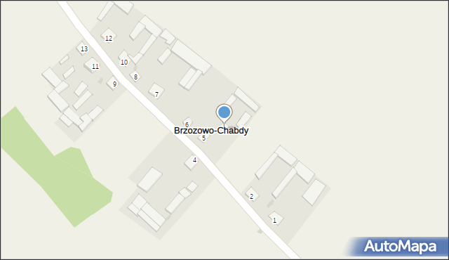 Brzozowo-Chabdy, Brzozowo-Chabdy, 3, mapa Brzozowo-Chabdy