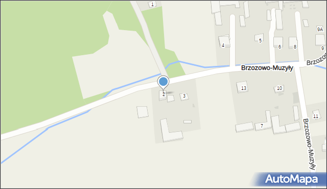 Brzozowo-Muzyły, Brzozowo-Muzyły, 2, mapa Brzozowo-Muzyły