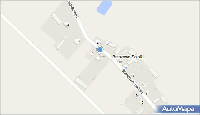 Brzozowo-Solniki, Brzozowo-Solniki, 11, mapa Brzozowo-Solniki