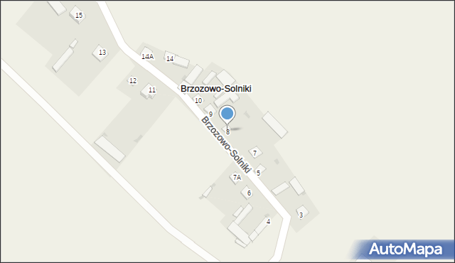 Brzozowo-Solniki, Brzozowo-Solniki, 8, mapa Brzozowo-Solniki