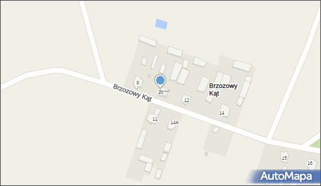 Brzozowy Kąt, Brzozowy Kąt, 10, mapa Brzozowy Kąt