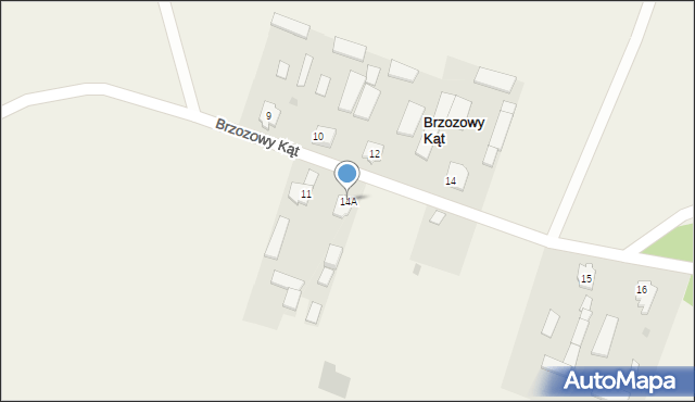 Brzozowy Kąt, Brzozowy Kąt, 14A, mapa Brzozowy Kąt