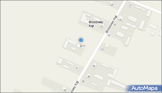 Brzozowy Kąt, Brzozowy Kąt, 34, mapa Brzozowy Kąt