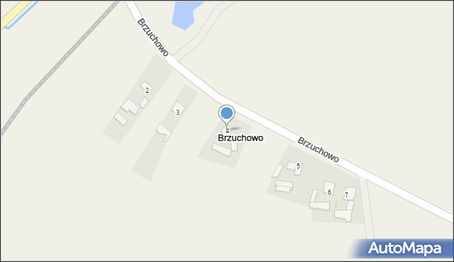 Brzuchowo, Brzuchowo, 4, mapa Brzuchowo