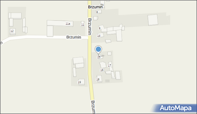 Brzumin, Brzumin, 15, mapa Brzumin