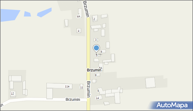 Brzumin, Brzumin, 5, mapa Brzumin