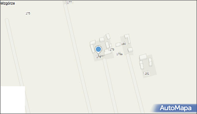 Brzustów, Brzustów, 178, mapa Brzustów