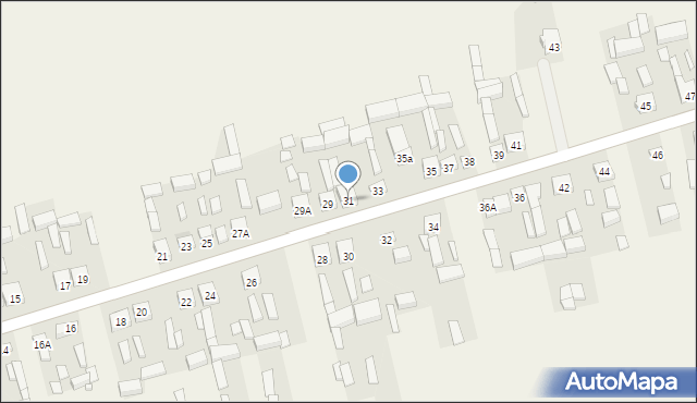 Brzustów, Brzustów, 31, mapa Brzustów