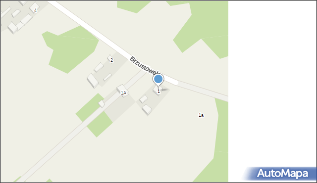 Brzustówek, Brzustówek, 1, mapa Brzustówek