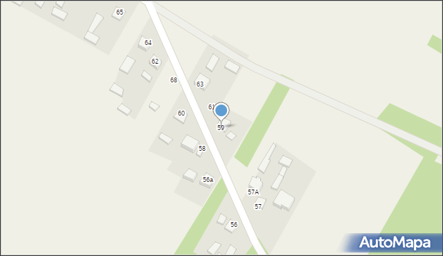 Brzustowiec, Brzustowiec, 59, mapa Brzustowiec