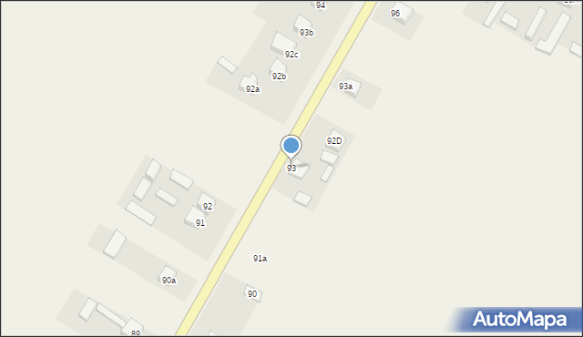 Brzustowiec, Brzustowiec, 93, mapa Brzustowiec