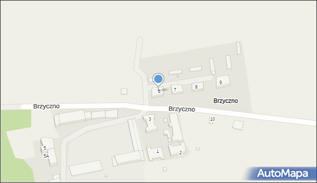 Brzyczno, Brzyczno, 6, mapa Brzyczno